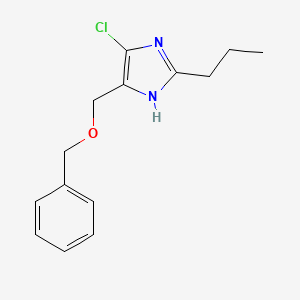 4-chloro-5-{[(phenylmethyl)oxy]methyl}-2-propyl-1H-imidazole