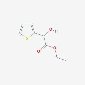 molecular formula C8H10O3S B8706209 Ethyl 2-hydroxy-2-(thiophen-2-yl)acetate 