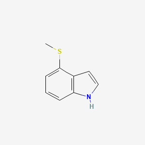 molecular formula C9H9NS B8706257 4-(Methylthio)-1H-indole 