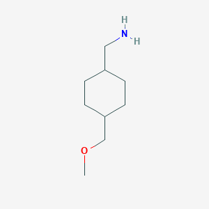 molecular formula C9H19NO B8706408 (4-(Methoxymethyl)cyclohexyl)methanamine 