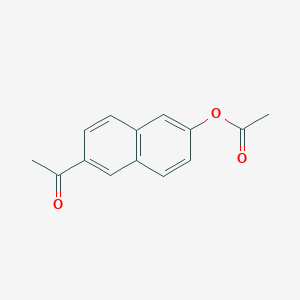 molecular formula C14H12O3 B8706468 6-Acetylnaphthalen-2-yl acetate CAS No. 63256-69-9