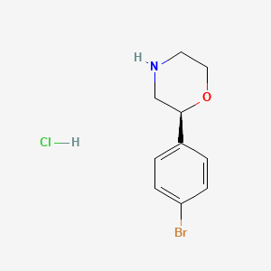 (2S)-2-(4-bromophenyl)morpholine hydrochloride