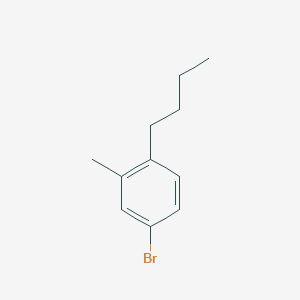 molecular formula C11H15Br B8706512 4-Bromo-1-butyl-2-methylbenzene CAS No. 60573-70-8