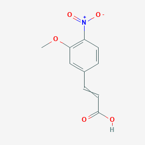 3-Methoxy-4-nitrocinnamic acid