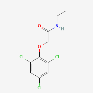 molecular formula C10H10Cl3NO2 B8706571 N-ethyl-2-(2,4,6-trichlorophenoxy)acetamide 