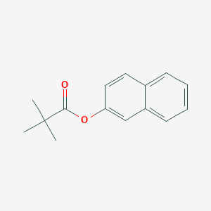 molecular formula C15H16O2 B8706614 Naphthalen-2-yl 2,2-dimethylpropanoate CAS No. 1503-86-2