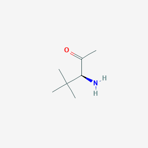 molecular formula C7H15NO B8706639 (3S)-3-Amino-4,4-dimethylpentan-2-one 