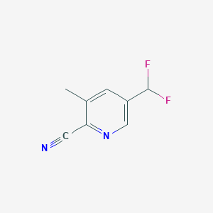 2-Pyridinecarbonitrile, 5-(difluoromethyl)-3-methyl-