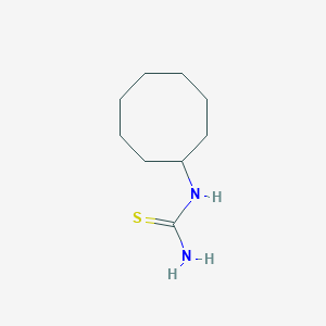 molecular formula C9H18N2S B8706658 1-Cyclooctylthiourea 