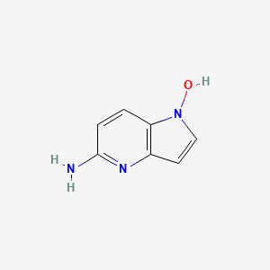 molecular formula C7H7N3O B8706729 5-Amino-1H-pyrrolo[3,2-b]pyridin-1-ol 