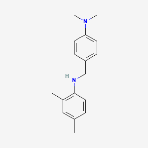 molecular formula C17H22N2 B8706773 [(4-Dimethylaminophenyl)methyl](2,4-dimethylphenyl)amine 
