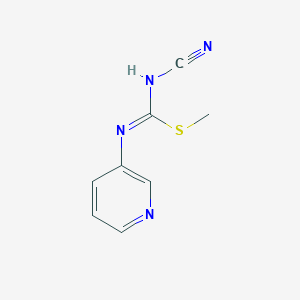S-Methyl N-cyano-N'-3-pyridylisothiourea