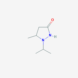 5-Methyl-1-(propan-2-yl)pyrazolidin-3-one
