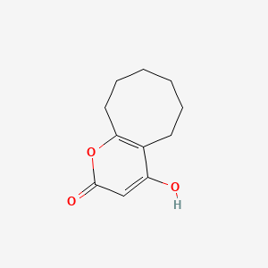 4-Hydroxy-5,6,7,8,9,10-hexahydro-2H-cycloocta[b]pyran-2-one