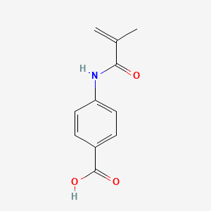 B8706884 4-[(2-Methylacryloyl)amino]benzoic acid CAS No. 15286-99-4