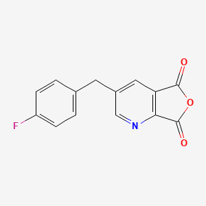 molecular formula C14H8FNO3 B8706892 3-(4-Fluoro-benzyl)-furo[3,4-b]pyridine-5,7-dione 