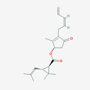 molecular formula C21H28O3 B087069 ピレトリンI CAS No. 121-21-1