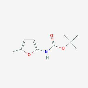molecular formula C10H15NO3 B8706922 Carbamic acid, (5-methyl-2-furanyl)-, 1,1-dimethylethyl ester CAS No. 62188-16-3