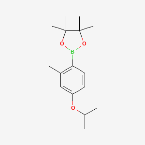 2-(4-Isopropoxy-2-methylphenyl)-4,4,5,5-tetramethyl-1,3,2-dioxaborolane
