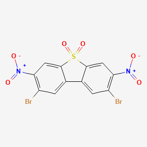 2,8-Dibromo-3,7-dinitrodibenzothiophene-5,5-dioxide