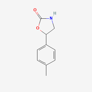 molecular formula C10H11NO2 B8706981 5-(4-Methylphenyl)-1,3-oxazolidin-2-one 