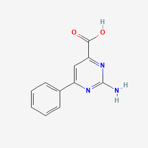 2-Amino-6-phenylpyrimidine-4-carboxylic acid