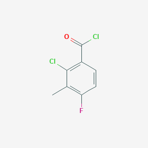 2-Chloro-4-fluoro-3-methylbenzoyl chloride