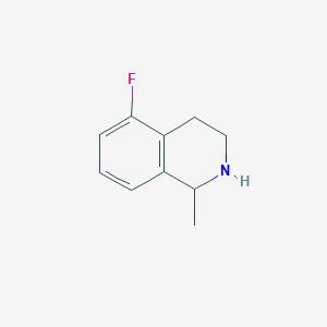 molecular formula C10H12FN B8707018 5-Fluoro-1-methyl-1,2,3,4-tetrahydro-isoquinoline 
