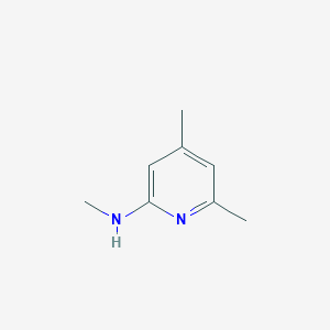 molecular formula C8H12N2 B8707029 N,4,6-trimethylpyridin-2-amine 