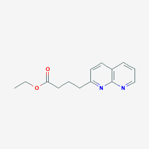 Ethyl 4-(1,8-naphthyridin-2-yl)butanoate