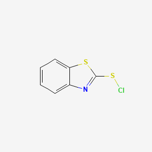 molecular formula C7H4ClNS2 B8707059 2-Benzothiazolesulfenyl chloride CAS No. 33405-92-4