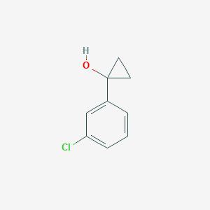 molecular formula C9H9ClO B8707176 1-(3-Chlorophenyl)cyclopropanol 