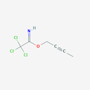 B8707255 But-2-yn-1-yl 2,2,2-trichloroethanimidate CAS No. 59402-95-8