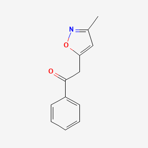 B8707267 2-(3-Methyl-5-isoxazolyl)-1-phenyl-1-ethanone CAS No. 27349-51-5