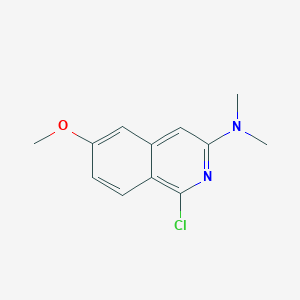 1-chloro-6-methoxy-N,N-dimethylisoquinolin-3-amine