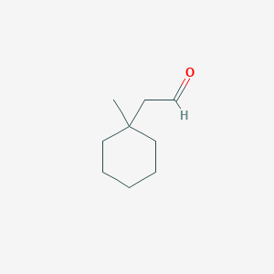 molecular formula C9H16O B8707419 (1-Methyl-cyclohexyl)-acetaldehyde 