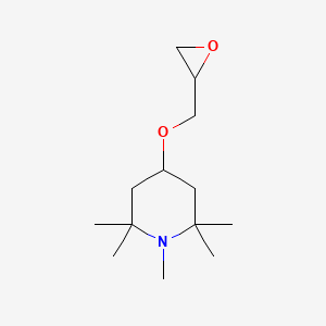 molecular formula C13H25NO2 B8707489 1,2,2,6,6-Pentamethyl-4-(oxiran-2-ylmethoxy)piperidine CAS No. 71882-90-1