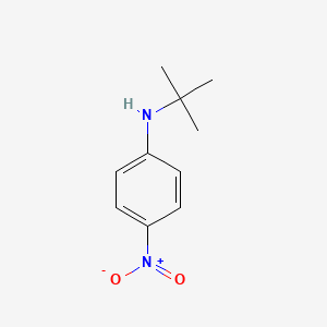 molecular formula C10H14N2O2 B8707493 N-(1,1-Dimethylethyl)-4-nitrobenzenamine CAS No. 4138-38-9