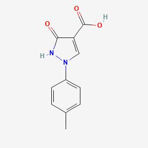 B8707497 1-(4-Methylphenyl)-3-oxo-2,3-dihydro-1H-pyrazole-4-carboxylic acid CAS No. 88597-54-0