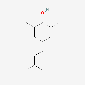 molecular formula C13H26O B8707549 2,6-Dimethyl-4-(3-methylbutyl)cyclohexanol CAS No. 71820-42-3