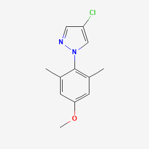 4-chloro-1-(4-methoxy-2,6-dimethylphenyl)-1H-pyrazole