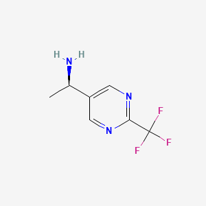 (1R)-1-[2-(trifluoromethyl)pyrimidin-5-yl]ethan-1-amine