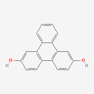 molecular formula C18H12O2 B8707583 Triphenylene-2,7-diol 