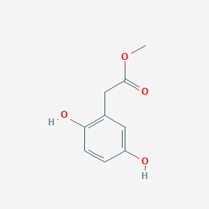 molecular formula C9H10O4 B8707599 Methyl 2-(2,5-dihydroxyphenyl)acetate 