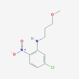 molecular formula C10H13ClN2O3 B8707618 5-chloro-N-(3-methoxypropyl)-2-nitroaniline 