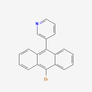 3-(10-Bromoanthracen-9-yl)pyridine