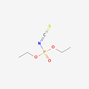 molecular formula C5H10NO3PS B8707672 1-[Ethoxy(isothiocyanato)phosphoryl]oxyethane CAS No. 6374-26-1