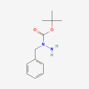 molecular formula C12H18N2O2 B8707706 1-Benzyl-1-tert-butoxycarbonylhydrazine 