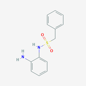 molecular formula C13H14N2O2S B8707812 2-(Benzylsulfonylamino)aniline 