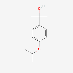molecular formula C12H18O2 B8708180 1-Isopropoxy-4-(1-hydroxy-1-methylethyl)benzene 